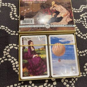 Art Collection Playing Cards - Purple and Blue